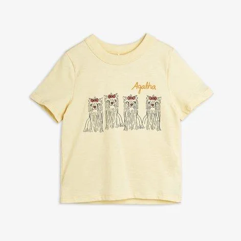 T-Shirt Agatha Dogs Sp Yellow - Mini Rodini