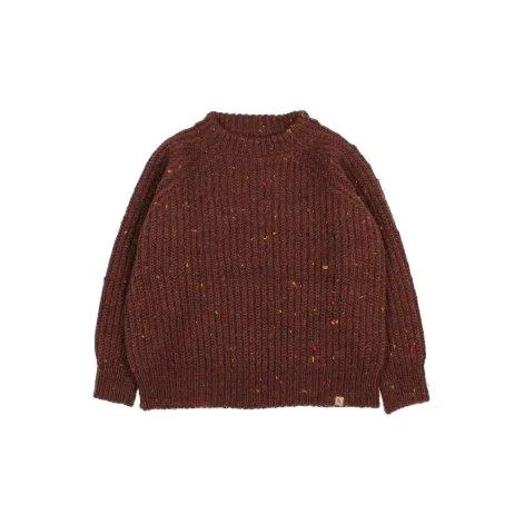 Knitted sweater Botonato Brownie - Búho