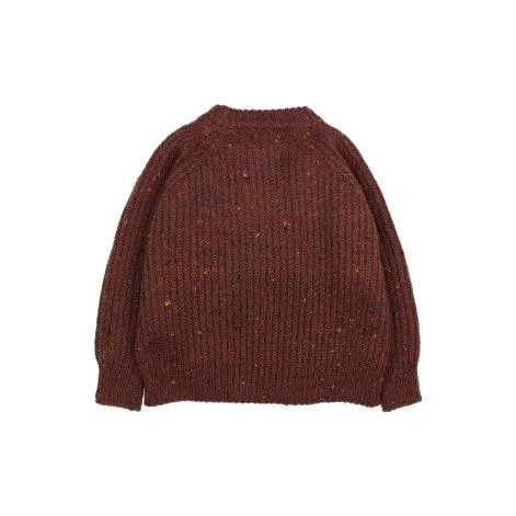 Knitted sweater Botonato Brownie - Búho