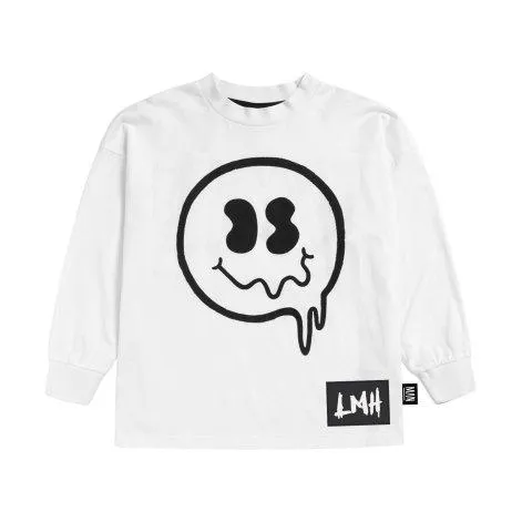 Sweat-shirt Smile Off White - Little Man Happy