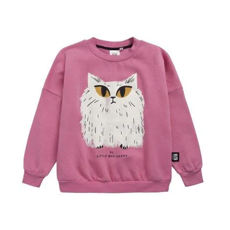 Sweat-shirt Cat Rose - Little Man Happy