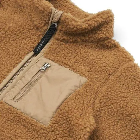 Fleece Jacke Nolan Golden caramel oat mix - LIEWOOD