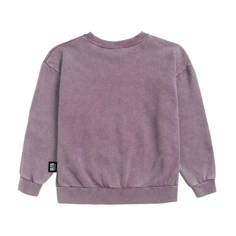 Sweat-shirt Easy Peasy Purple Acid Wash - Little Man Happy