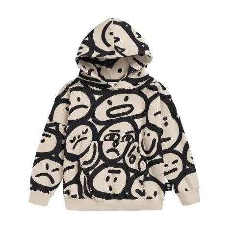 Hoodie Silly Faces Off-White - Little Man Happy