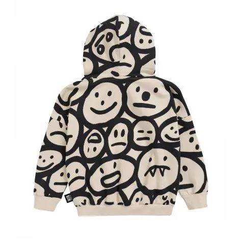 Hoodie Silly Faces Off-White - Little Man Happy