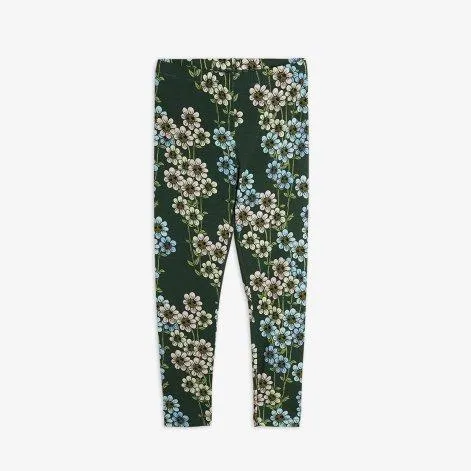 Leggings Daisys Aop Green - Mini Rodini