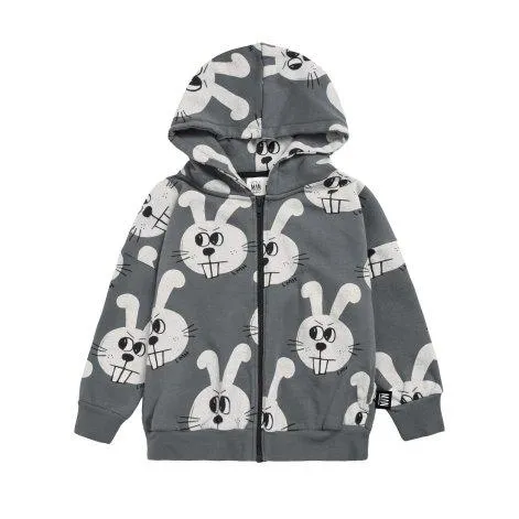 Sweatshirtjacke Bunny Grey - Little Man Happy