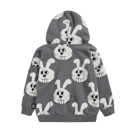 Bunny Grey sweatshirt jacket - Little Man Happy