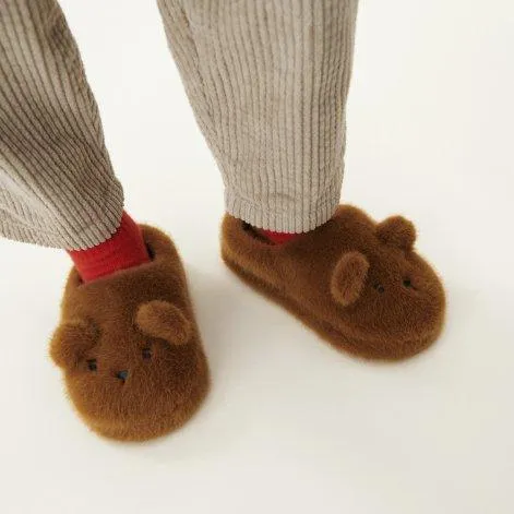 Slippers Aviaja Bear Golden caramel - LIEWOOD