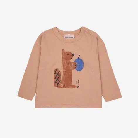 Baby Langarmshirt Hungry Squirrel - Bobo Choses