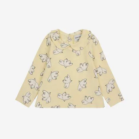 Baby long sleeve shirt Freedom Bird all over - Bobo Choses