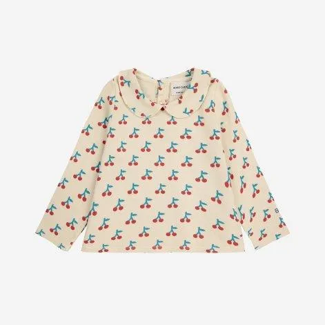 Baby Langarmshirt Cherry all over - Bobo Choses