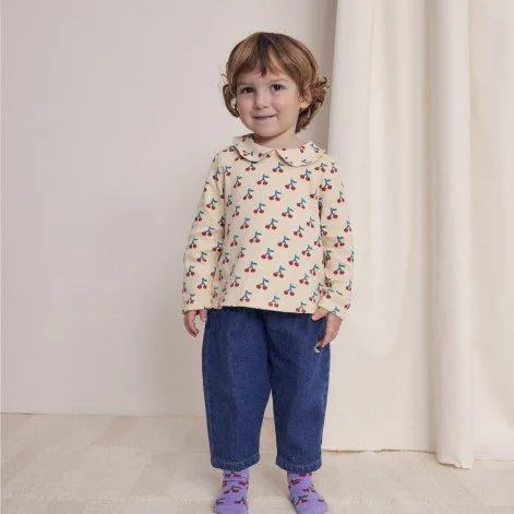 Baby Langarmshirt Cherry all over - Bobo Choses