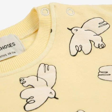 Sweat-shirt pour bébé Freedom Bird all over - Bobo Choses