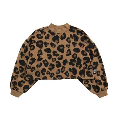 Sweatshirt Leopard Puff Brown - Little Man Happy