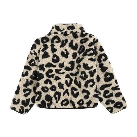 Jacket Leopard Sherpa Teddy Off White Beige - Little Man Happy