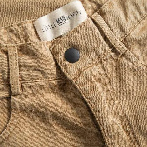 Trousers Heavy Washed Brown - Little Man Happy