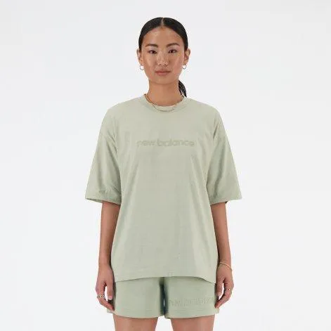 T-Shirt Hyper Density Oversized olivine - New Balance