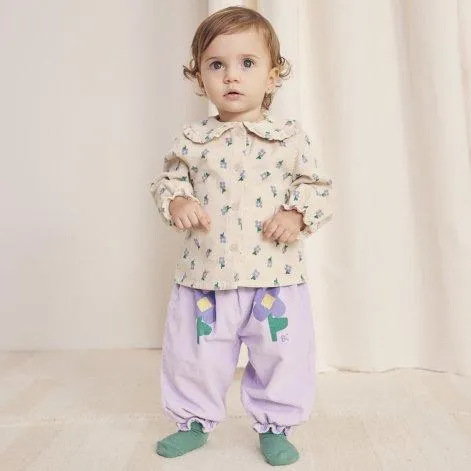 Pansy Flowers baby pants - Bobo Choses