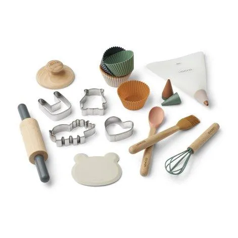 Baking set Gaspard Sandy multi mix - LIEWOOD