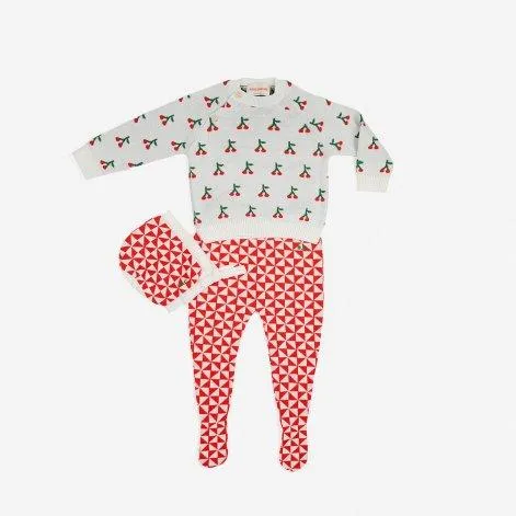 Baby gift set Cherry All Over Red - Bobo Choses