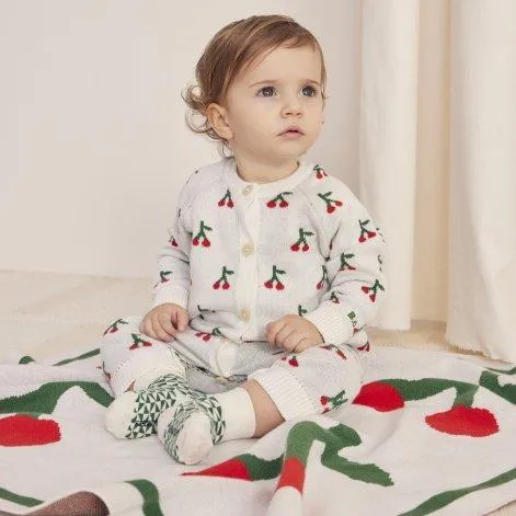 Set cadeau pour bébé Cherry All Over Offwhite - Bobo Choses