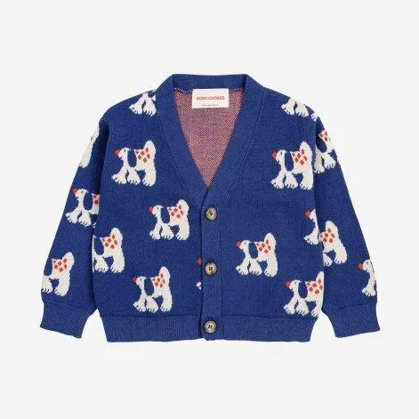 Cardigan bébé Fairy Dog Navy Blue - Bobo Choses