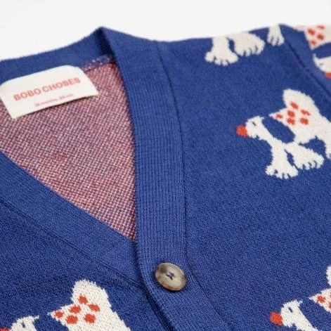 Cardigan bébé Fairy Dog Navy Blue - Bobo Choses