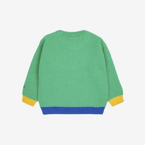 Pull pour bébé Hungry Squirrel Green - Bobo Choses