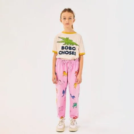 T-shirt Talking Crocodile White - Bobo Choses