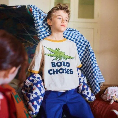 T-shirt Talking Crocodile White - Bobo Choses