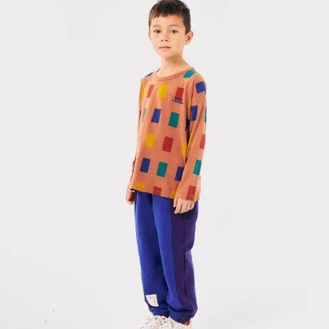 Langarmshirt Color Game All Over Brown - Bobo Choses