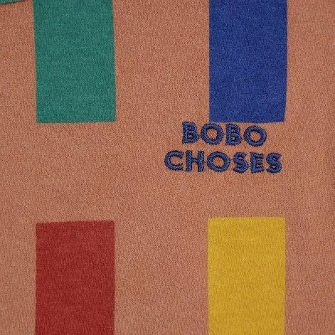 T-shirt à manches longues Color Game All Over Brown - Bobo Choses