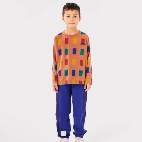 Langarmshirt Color Game All Over Brown - Bobo Choses