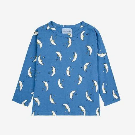 Beneath The Moon Blue long sleeve shirt - Bobo Choses