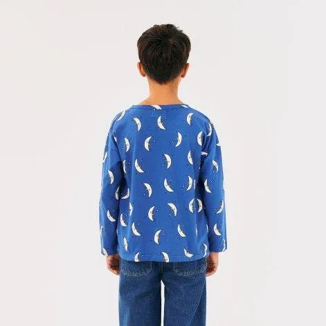 T-shirt à manches longues Beneath The Moon Blue - Bobo Choses