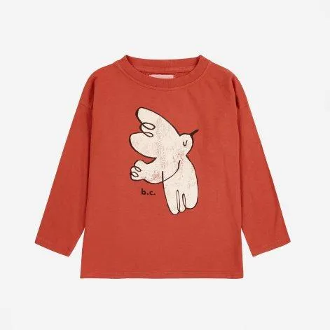 Langarmshirt Freedom Bird Red - Bobo Choses