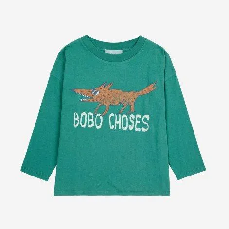 Long-sleeved shirt The Clever Fox Dark Green - Bobo Choses