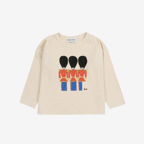 T-shirt à manches longues Little Tin Soldiers Light Brown - Bobo Choses