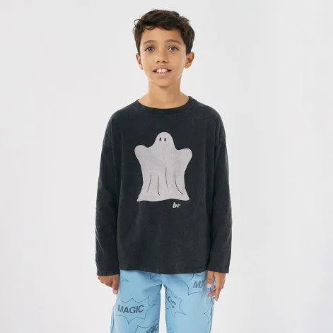 Langarmshirt Funny Ghost Black - Bobo Choses