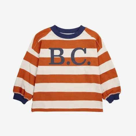 Langarmshirt BC Stripes Orange - Bobo Choses