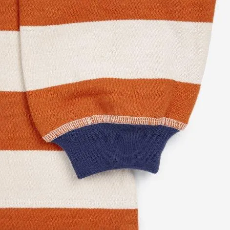 Long-sleeved shirt BC Stripes Orange - Bobo Choses