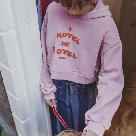 Hoodie Cropped Purple Pink - Sproet & Sprout