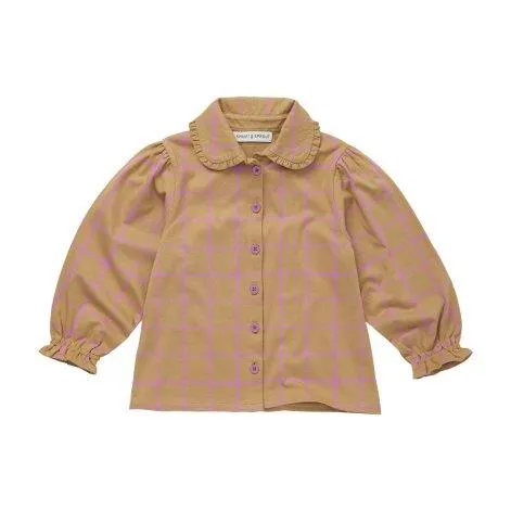 Check Light Mustard blouse - Sproet & Sprout