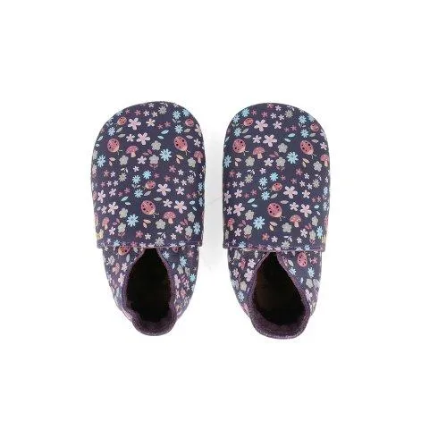 Bobux Enchantment Soft Sole grape floral - Bobux