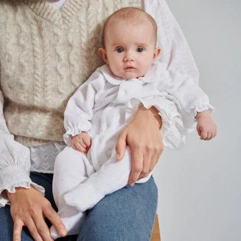 Blouse Dobby Hearts White - MarMar Copenhagen