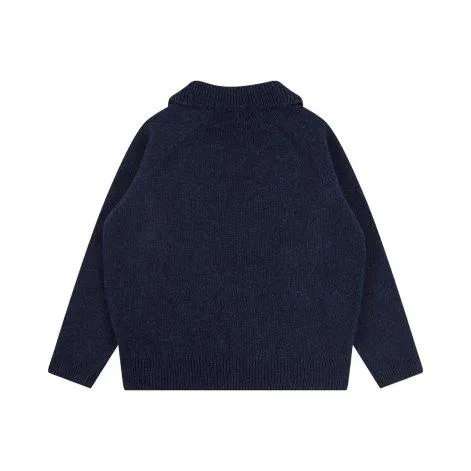 Pullover Collared Navy - MATONA