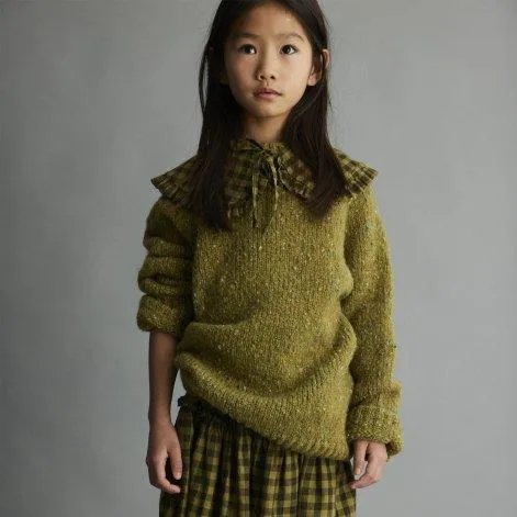 Knitted sweater Drewk2284 Green - Cozmo