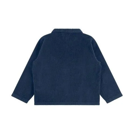 Jacket Boxy Corduroy Anchor Blue - MATONA