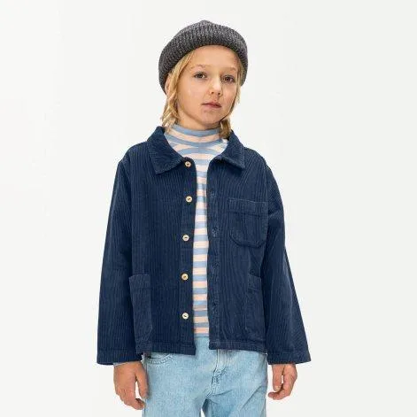 Veste Boxy Corduroy Anchor Blue - MATONA